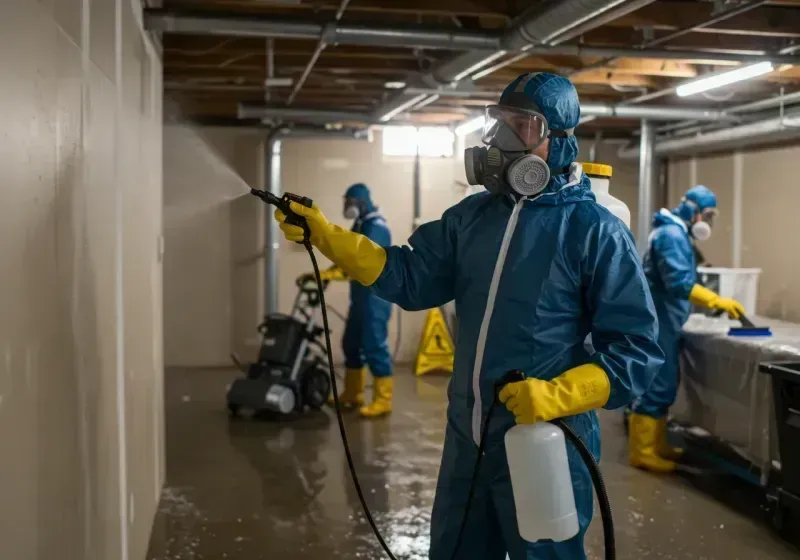 Basement Sanitization and Antimicrobial Treatment process in Arkansas City, AR